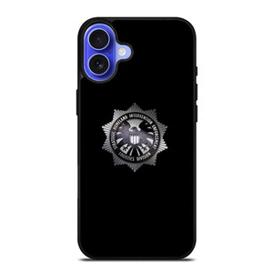 MARVEL AGENTS OF SHIELD METAL LOGO iPhone 16 Case Cover MARVEL AGENTS OF SHIELD METAL LOGO iPhone 16 Case Cover