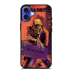 MEGADETH FOR SALE iPhone 16 Case Cover MEGADETH FOR SALE iPhone 16 Case Cover