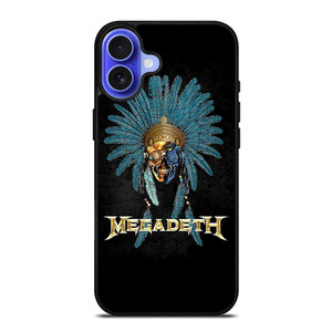 MEGADETH INDIAN LOGO iPhone 16 Case Cover MEGADETH INDIAN LOGO iPhone 16 Case Cover