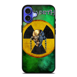 MEGADETH NUCKLEAR LOGO iPhone 16 Case Cover MEGADETH NUCKLEAR LOGO iPhone 16 Case Cover