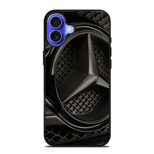MERCEDES BENZ LOGO BLACK EMBLEM iPhone 16 Case Cover MERCEDES BENZ LOGO BLACK EMBLEM iPhone 16 Case Cover