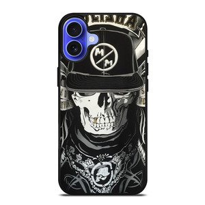 METAL MULISHA BLACK WHITE iPhone 16 Case Cover