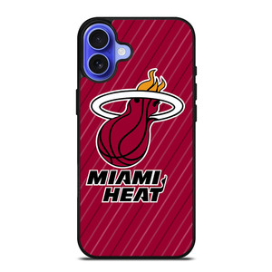 MIAMI HEAT LOGO iPhone 16 Case Cover