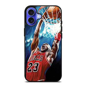 MICHAEL JORDAN CHICAGO BULLS iPhone 16 Case Cover MICHAEL JORDAN CHICAGO BULLS iPhone 16 Case Cover