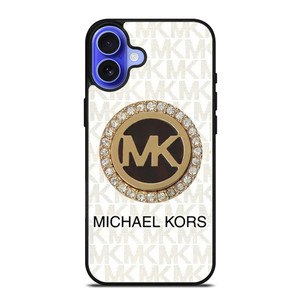 MICHAEL KORS MK LOGO DIAMOND iPhone 16 Case Cover MICHAEL KORS MK LOGO DIAMOND iPhone 16 Case Cover