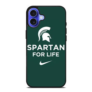 MICHIGAN STATE SPARTAN FOR LIFE iPhone 16 Case Cover