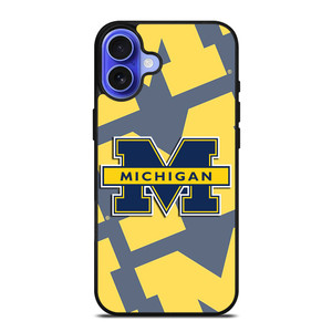 MICHIGAN WOLVERINES LOGO iPhone 16 Case Cover