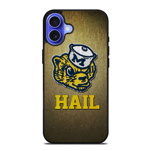 MICHIGAN WOLVERINES MASCOT iPhone 16 Case Cover MICHIGAN WOLVERINES MASCOT iPhone 16 Case Cover