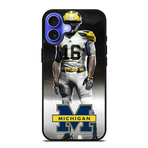 MICHIGAN WOLVERINES iPhone 16 Case Cover MICHIGAN WOLVERINES iPhone 16 Case Cover
