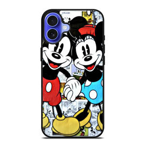 MICKEY AND MINNIE MOUSE DISNEY COMIC iPhone 16 Case Cover