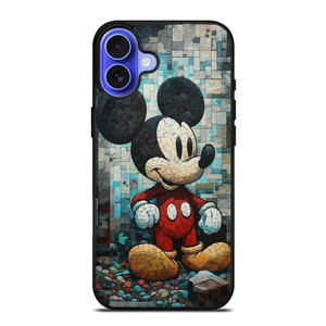 MICKEY MOUSE DISNEY MOZAIC iPhone 16 Case Cover MICKEY MOUSE DISNEY MOZAIC iPhone 16 Case Cover