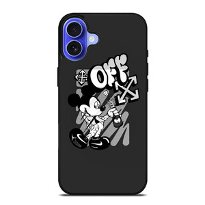 MICKEY MOUSE OFF WHITE LOGO iPhone 16 Case Cover MICKEY MOUSE OFF WHITE LOGO iPhone 16 Case Cover