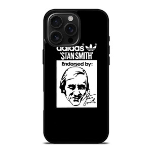 ADIDAS X STAN SMITH BLACK iPhone 16 Pro Max Case Cover ADIDAS X STAN SMITH BLACK iPhone 16 Pro Max Case Cover