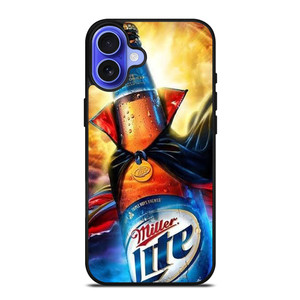 MILLER LITE BEER BOTTLE iPhone 16 Case Cover MILLER LITE BEER BOTTLE iPhone 16 Case Cover