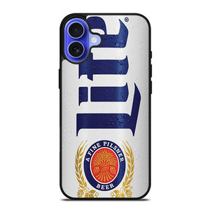 MILLER LITE BEER FINE PILSNER iPhone 16 Case Cover MILLER LITE BEER FINE PILSNER iPhone 16 Case Cover