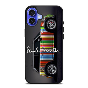 MINI COOPER CAR PAUL SMITH PATTERN iPhone 16 Case Cover MINI COOPER CAR PAUL SMITH PATTERN iPhone 16 Case Cover