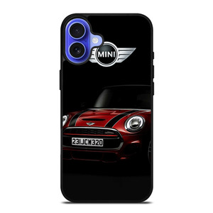 MINI COOPER CAR RED iPhone 16 Case Cover MINI COOPER CAR RED iPhone 16 Case Cover