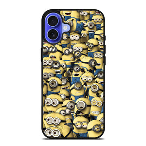 MINION STICKER BOMB iPhone 16 Case Cover MINION STICKER BOMB iPhone 16 Case Cover