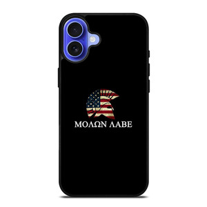 MOLON LABE AMERICAN FLAG iPhone 16 Case Cover MOLON LABE AMERICAN FLAG iPhone 16 Case Cover