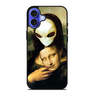MONA LISA ALIEN iPhone 16 Case Cover MONA LISA ALIEN iPhone 16 Case Cover