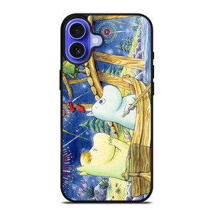 MOOMIN CARTOON LOVE iPhone 16 Case Cover MOOMIN CARTOON LOVE iPhone 16 Case Cover