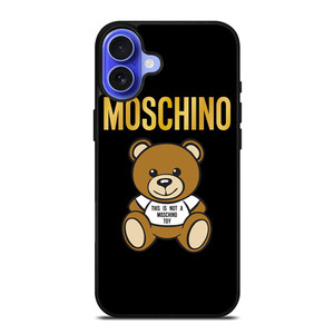 MOSCHINO TEDDY BEAR CUTE iPhone 16 Case Cover MOSCHINO TEDDY BEAR CUTE iPhone 16 Case Cover