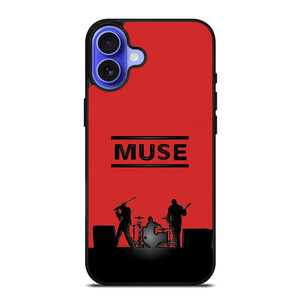 MUSE BAND ROCK RED iPhone 16 Case Cover MUSE BAND ROCK RED iPhone 16 Case Cover
