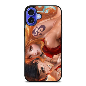 NAMI AND LUFFY ONE PIECE ROMANCE iPhone 16 Case Cover NAMI AND LUFFY ONE PIECE ROMANCE iPhone 16 Case Cover