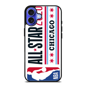 NBA ALL STAR 2020 CHICAGO iPhone 16 Case Cover NBA ALL STAR 2020 CHICAGO iPhone 16 Case Cover