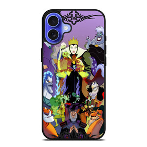 NEW DISNEY VILLAINS CARTOON iPhone 16 Case Cover