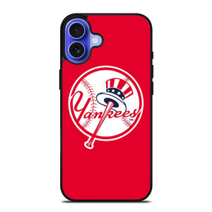 NEW YORK YANKEES BASEBALL CLUB LOGO RED iPhone 16 Case Cover NEW YORK YANKEES BASEBALL CLUB LOGO RED iPhone 16 Case Cover