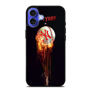 NEW YORK YANKEES FIRE BALL iPhone 16 Case Cover NEW YORK YANKEES FIRE BALL iPhone 16 Case Cover