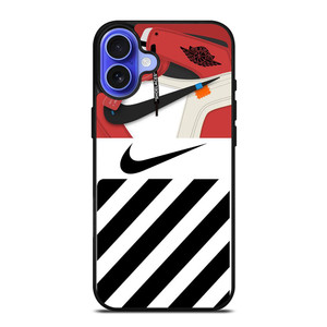 NIKE AIR JORDAN SHOES OFF WHITE LOGO iPhone 16 Case Cover NIKE AIR JORDAN SHOES OFF WHITE LOGO iPhone 16 Case Cover