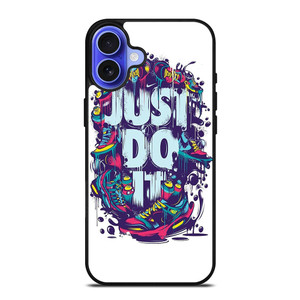 NIKE JUST DO IT iPhone 16 Case Cover NIKE JUST DO IT iPhone 16 Case Cover