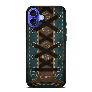 NIKE LOGO SHOE LACE ICON iPhone 16 Case Cover NIKE LOGO SHOE LACE ICON iPhone 16 Case Cover