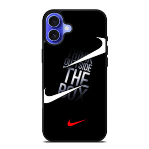 NIKE THINK OUTSIDE THE BOX iPhone 16 Case Cover NIKE THINK OUTSIDE THE BOX iPhone 16 Case Cover