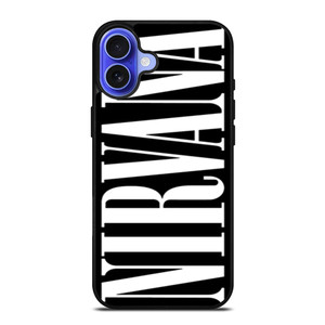 NIRVANA ROCK BAND LETTER iPhone 16 Case Cover NIRVANA ROCK BAND LETTER iPhone 16 Case Cover
