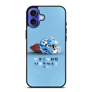 NORTH CAROLINA TAR HEELS LOGO BASKETBALL UNIVERSITY HELMET iPhone 16 Case Cover