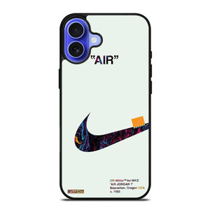 OFF WHITE FOR NIKE AIR JORDAN LOGO iPhone 16 Case Cover