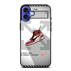 OFF WHITE NIKE AIR JORDAN CHICAGO iPhone 16 Case Cover OFF WHITE NIKE AIR JORDAN CHICAGO iPhone 16 Case Cover