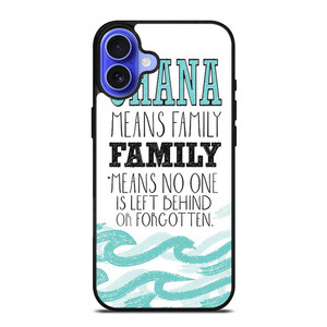 OHANA FAMILY QUOTES STITCH LILLO iPhone 16 Case Cover OHANA FAMILY QUOTES STITCH LILLO iPhone 16 Case Cover