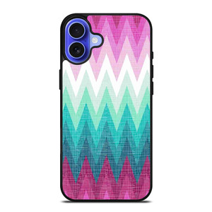OMBRE PASTEL CHEVRON iPhone 16 Case Cover OMBRE PASTEL CHEVRON iPhone 16 Case Cover