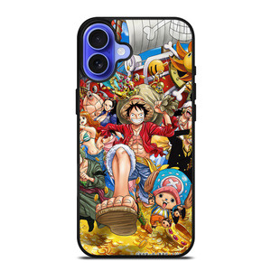 ONE PIECCE LUFFY AND FRIENDS iPhone 16 Case Cover ONE PIECCE LUFFY AND FRIENDS iPhone 16 Case Cover