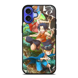 ONE PIECE LUFFY SABO ACE KID iPhone 16 Case Cover ONE PIECE LUFFY SABO ACE KID iPhone 16 Case Cover