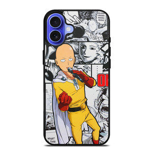 ONE PUNCH MAN SAITAMA COMIC iPhone 16 Case Cover ONE PUNCH MAN SAITAMA COMIC iPhone 16 Case Cover