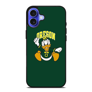 OREGON DUCKS LOGO DONALD DUCKS FOOTBALL ICON iPhone 16 Case Cover OREGON DUCKS LOGO DONALD DUCKS FOOTBALL ICON iPhone 16 Case Cover