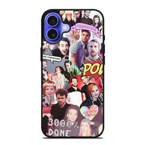 PARAMORE BAND COLLAGE iPhone 16 Case Cover PARAMORE BAND COLLAGE iPhone 16 Case Cover