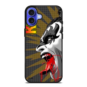 PAUL STANLEY KISS BAND iPhone 16 Case Cover PAUL STANLEY KISS BAND iPhone 16 Case Cover