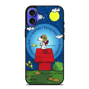 PEANUTS SNOOPY THE FLYING ACE iPhone 16 Case Cover PEANUTS SNOOPY THE FLYING ACE iPhone 16 Case Cover