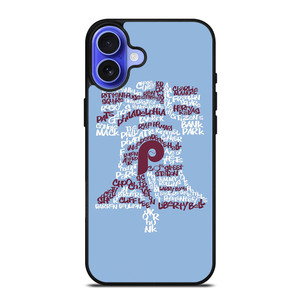 PHILADELPHIA PHILLIES ICON iPhone 16 Case Cover PHILADELPHIA PHILLIES ICON iPhone 16 Case Cover